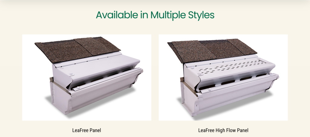 LeaFree™ is a sturdy aluminum gutter cover that is engineered to keep leaves and debris out of your gutter so that it remains clog-free.